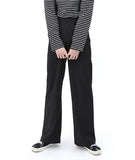 Basic logo wide pants
