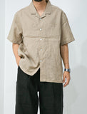 Linen Wide Camp Shirt