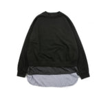 Layered Fabric Sweat Shirt