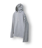 Stripe Stopper Over Hood Long Sleeve