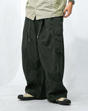 Nylon Touch Cargo Balloon Pants