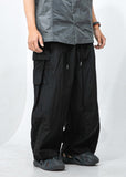 Nylon Touch Cargo Balloon Pants