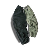 Straight Cargo Balloon Pants