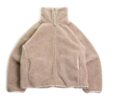 High Neck Zip up Fleece Jacket