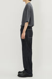 Out Pintuck Denim Pants