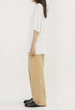 Dry Cotton Two Tuck Slacks