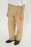 Dry Cotton Two Tuck Slacks