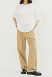 Dry Cotton Two Tuck Slacks