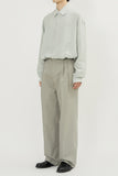 Dry Cotton Two Tuck Slacks