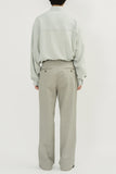 Dry Cotton Two Tuck Slacks