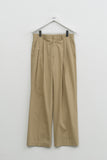 Dry Cotton Two Tuck Slacks