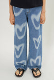 Heart Denim Pants