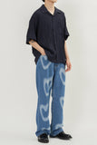 Heart Denim Pants