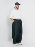 [AG] Rigid Indigo Denim Balloon Pants