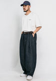 [AG] Rigid Indigo Denim Balloon Pants