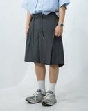 Oblique Skirt Half Pants