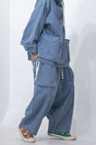 Over Pocket Denim Jungle Pants