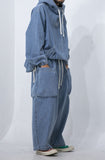 Over Pocket Denim Jungle Pants