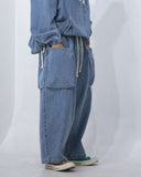 Over Pocket Denim Jungle Pants