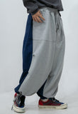 Sweat Twist Denim Wide String Pants