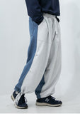 Sweat Twist Denim Wide String Pants