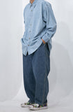 Denim Sarrouel Banding Pants