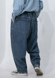 Denim Sarrouel Banding Pants