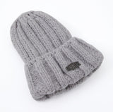 Roll up knit beanie 003