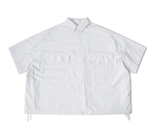 Stripe Two Pocket Half Shirt