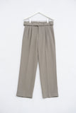 Mode Belted Wide Trousers