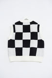 Checker Knit Vest