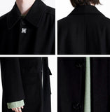 SINGLE BALMACAAN COAT BLACK