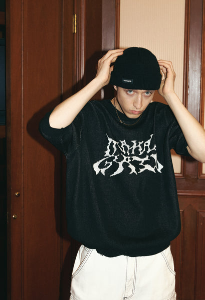 mahagrid(マハグリッド) - TRIBAL LOGO HALF KNIT – einz.jp