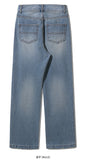 Guide washing denim pants
