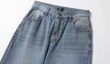 Guide washing denim pants