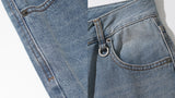 Guide washing denim pants