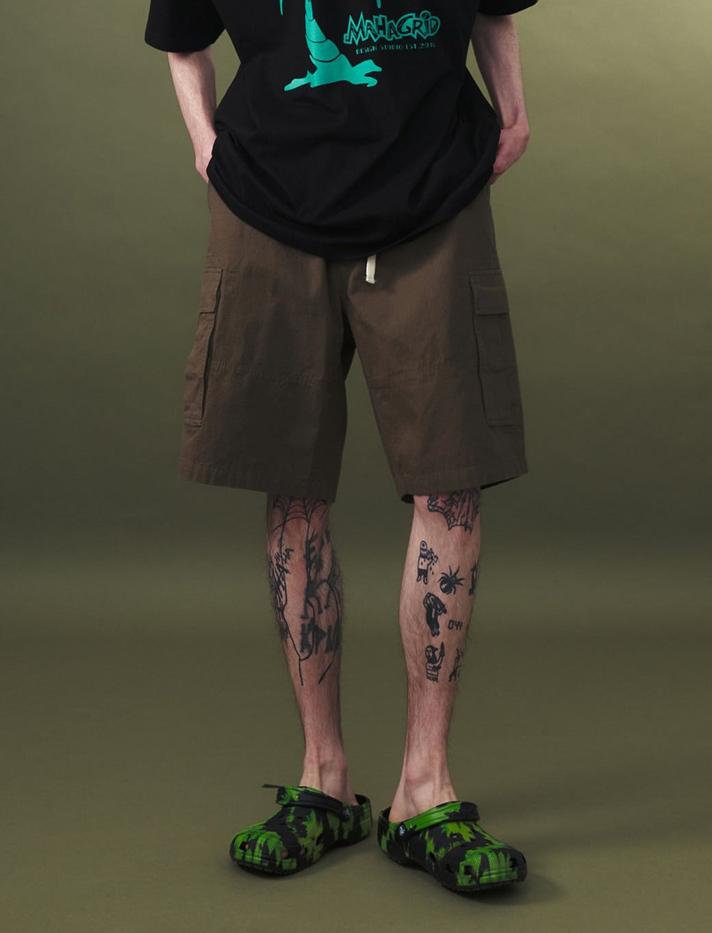 mahagrid(マハグリッド) - WASHED RIP STOP CARGO SHORT – einz.jp