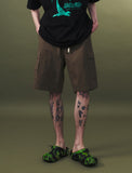 WASHED RIP STOP CARGO SHORT
