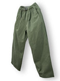 Belt Pin-Tuck Wide Pants