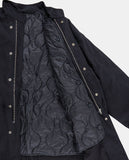 Detachable over long fishtail field parka