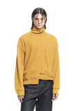 CURVED FLASH TURTLE NECK KNIT