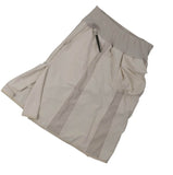 Side Slit Jersey Skirt / Beige