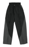 Wavy Windbreaker Pants / Black