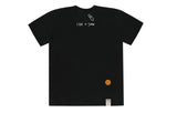 Dot Smile Neck Logo White Clip Tee