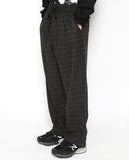 Check Oversized Trousers