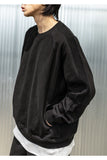 REVERSE INCISON POCKET SWEAT SHIRTS