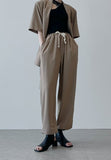 Knotted jogger pants