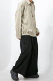 Linen Belt Wide Pants