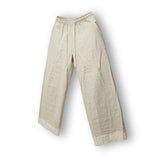 Linen Two Tone Wide Pants