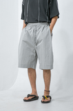 Nylon Easy Wide Half Pants